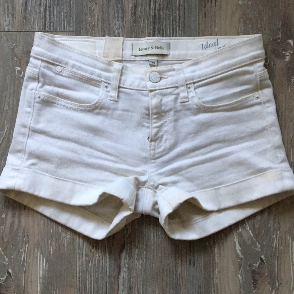 Henry & Belle low rise jean shorts